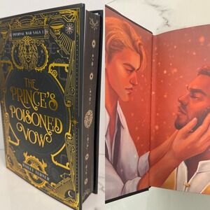 The Prince's Poisoned Vow Hailey Turner Signed Bookish Box Exclusive Edition HC